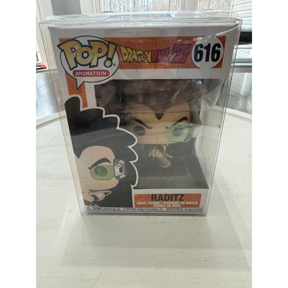 Funko Pop Dragon Ball Z Raditz #616 Animation with Protector - Picture 8 of 8